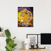 Topaz Cosmic Dragon Poster (Heimbüro)