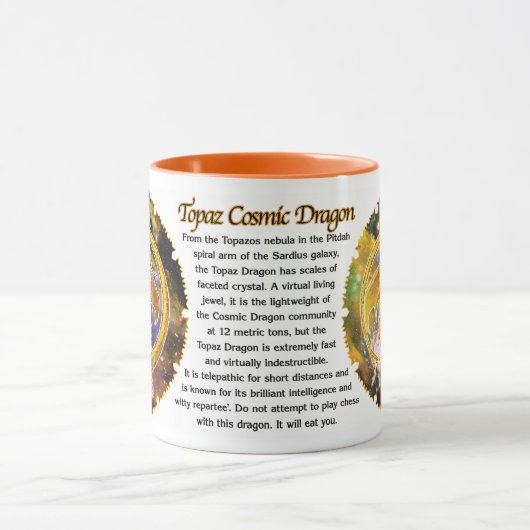 Topaz Cosmic Dragon Tasse (Zentrum)