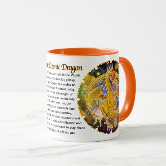 Topaz Cosmic Dragon Tasse (VorderseiteRechts)