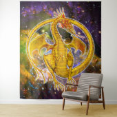 Topaz Cosmic Dragon Wandteppich (Beispiel)