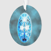 Topaz-Edelstein-Verzierung Ornament (Vorderseite)