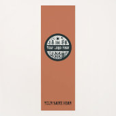 Topaz Farbe: Personalisierte Ruhe Yogmatte Yogamatte (Vorderseite)