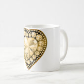 Topaz Gem Herz Kaffeetasse (VorderseiteRechts)
