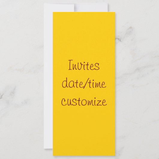 Topaz Goddess Einladung (Rückseite)