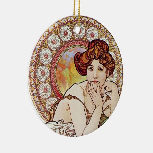 Topaz Goddess Keramikornament (Rechts)