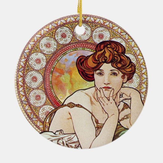 Topaz Goddess Keramikornament (Hinten)