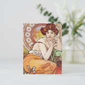 Topaz Goddess Postkarte (Stehend Vorderseite)