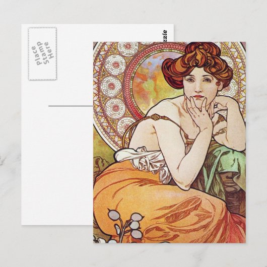Topaz Goddess Postkarte (Vorne/Hinten)