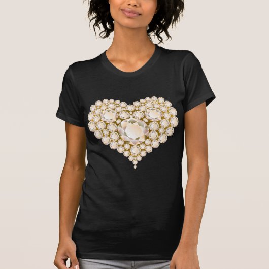 Topaz Heart Gems T-Shirt (Vorderseite)