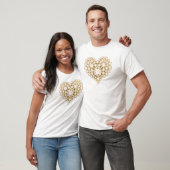 Topaz Heart Gems T-Shirt (Unisex)