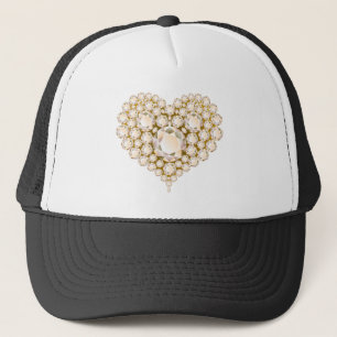 Topaz Heart Gems Truckerkappe