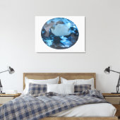 Topaz Leinwanddruck (Insitu (Schlafzimmer))