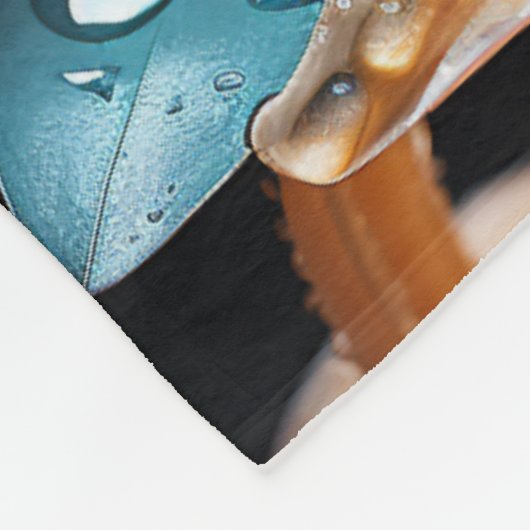 Topaz-Lilien Fleecedecke (Ecke)