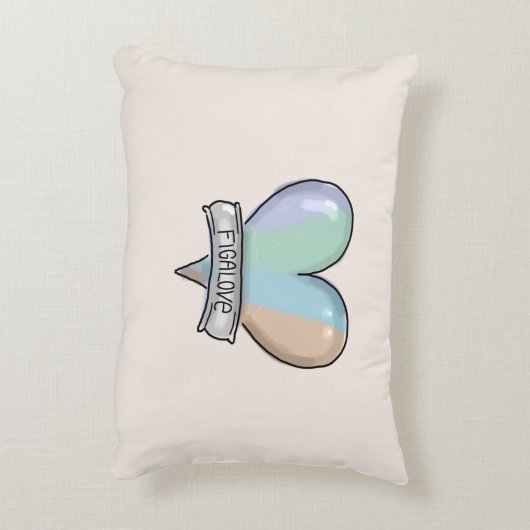 Topaz Mist Figaro accent pillow Dekokissen (Rückseite(Vertikal))