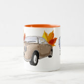 Topaz Mist Figaro coffee mug Zweifarbige Tasse (Mittel)