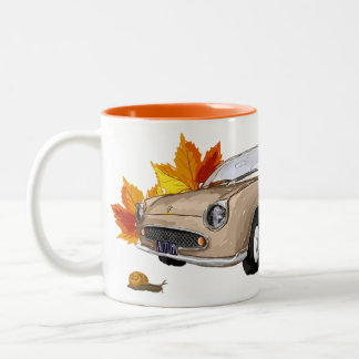 Topaz Mist Figaro coffee mug Zweifarbige Tasse