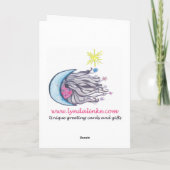 Topaz - November-Geburtstag für sie Karte (Rückseite)