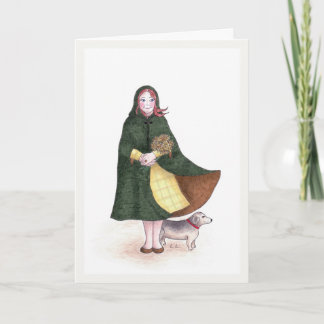 Topaz - November-Geburtstag für sie Karte