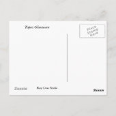Topazglasware Postkarte (Rückseite)