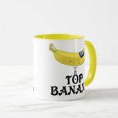 Topbanane - maßgeschneidert tasse (VorderseiteRechts)