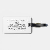 #TOPCELEBRITY #LAURAHLAVERNEGUILLEN 2025 GEPÄCKANHÄNGER (Rückseite horizontal)