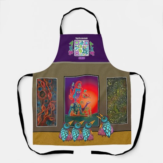 Topeka Art Guild Gallery Überall Print Schürze (Vorderseite)