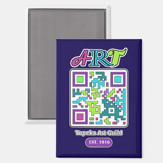 Topeka Art Guild Magnet (Vorderseite/Rückseite)