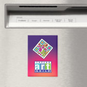 Topeka Art Guild & QR Code Magnet (In Situ (Geschirrspüler))