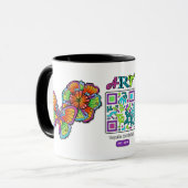 Topeka Art Guild QR Code Tasse (Vorderseite Links)