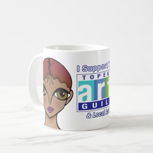 Topeka Art Guild Tasse (Vorderseite Links)