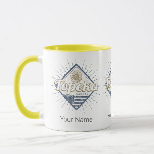 Topeka City Kansas United Staaten Sunflower USA Tasse