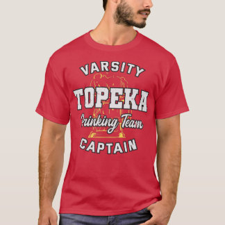 Topeka Drinking Team Kapitän Kansas Beer Lover KS T-Shirt