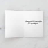 "Topeka im Winter" Ferienkarte Karte (Innenseite)