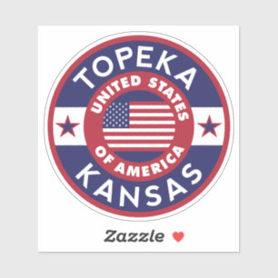 TOPEKA, Kansas Aufkleber