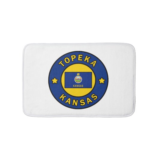 Topeka Kansas Badematte (Vorderseite)