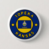 Topeka Kansas Button (Vorderseite)