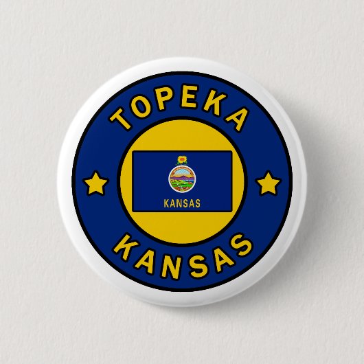 Topeka Kansas Button (Vorderseite)
