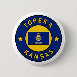 Topeka Kansas Button