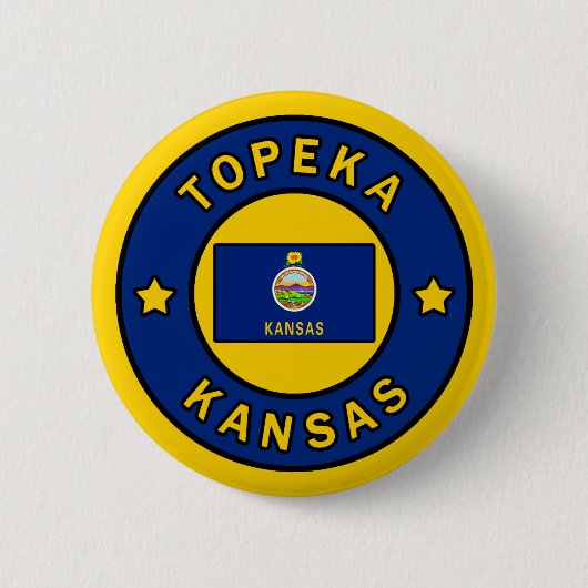 Topeka Kansas Button (Vorderseite)