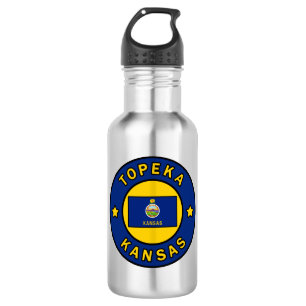 Topeka Kansas Edelstahlflasche
