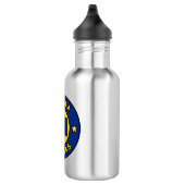 Topeka Kansas Edelstahlflasche (Rechts)