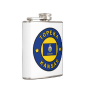 Topeka Kansas Flachmann (Rechts)