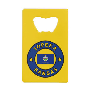 Topeka Kansas Geldbeutel Flaschenöffner