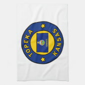 Topeka Kansas Geschirrtuch (Vertikal)