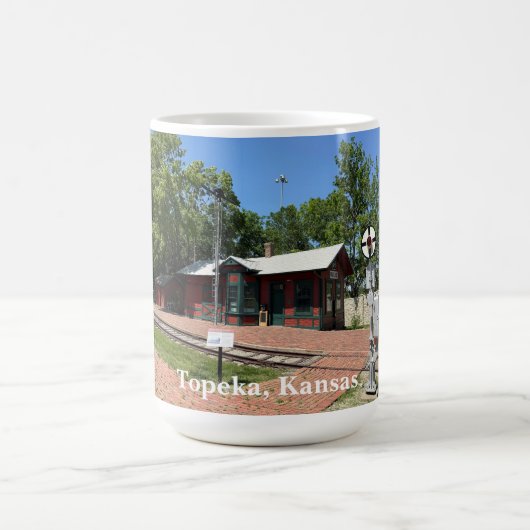 Topeka Kansas Kaffeetasse (Mittel)