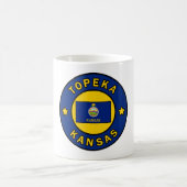 Topeka Kansas Kaffeetasse (Mittel)