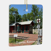 Topeka Kansas Keramikornament (Rechts)