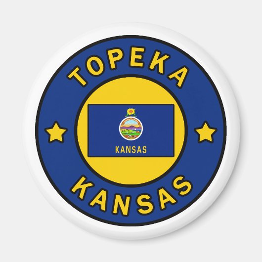 Topeka Kansas Magnet (Vorne)