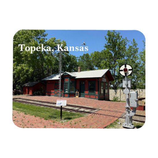 Topeka Kansas Magnet (Horizontal)