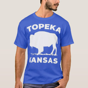 Topeka Kansas mit einem amerikanischen Buffalo T-Shirt